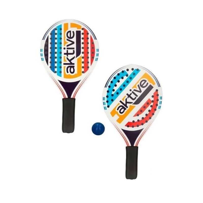 Set Palas Playa Madera Rayas