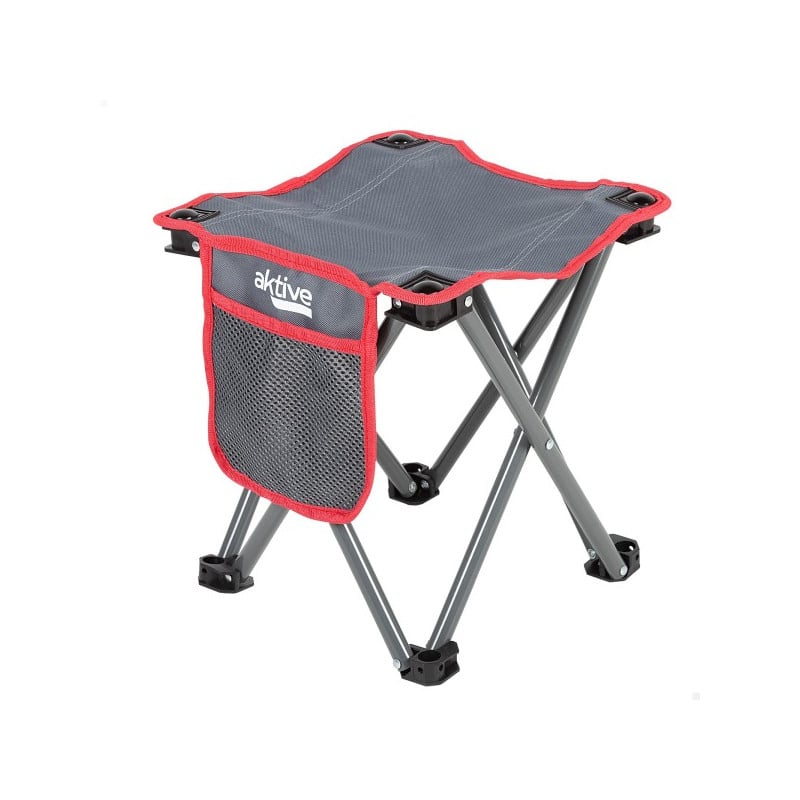 Taburete Plegable 30x30x32CM Con Bolsillo