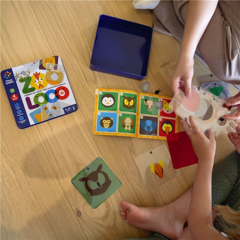 Juegos Inteligentes Zooloco Caja Metálica