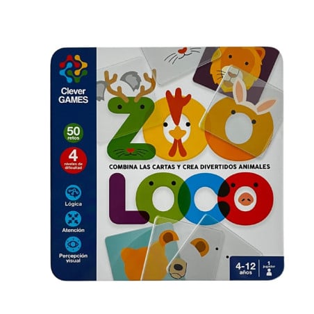 Juegos Inteligentes Zooloco Caja Metálica