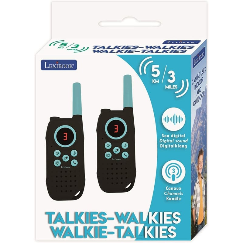 Lexibook Walkie Talkies 5 km Azul Y Negro