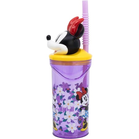 Vaso Figura 3D 360Ml Minnie