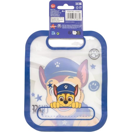 Set 4 Bolsas Con Cierre Zip Paw Patrol