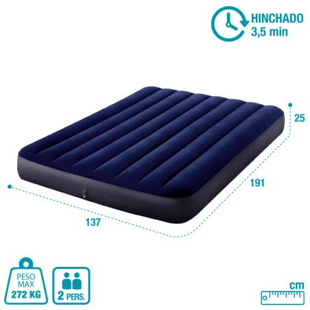 Colchón Hinchable Intex Dura-Beam Standard Classic Downy