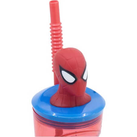 Vaso Figura 3D 360 Ml Spiderman