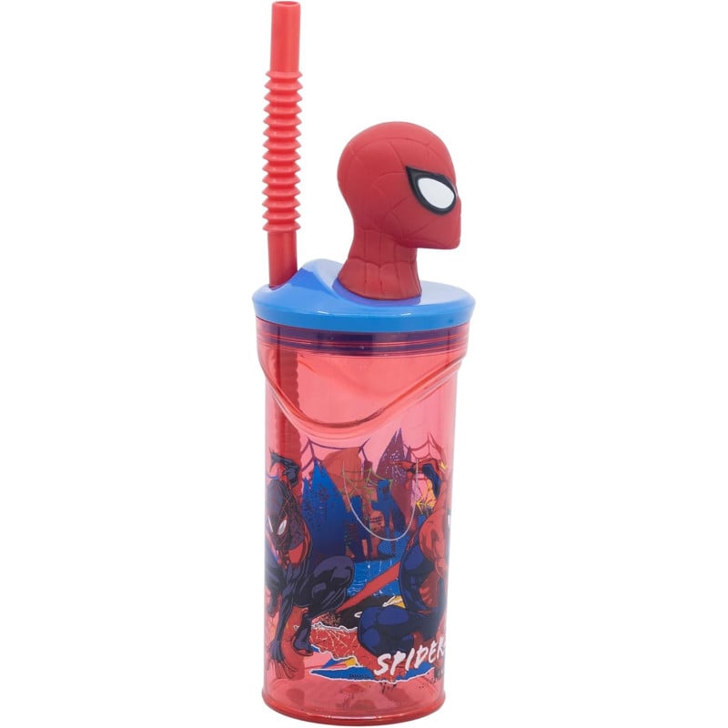 Vaso Figura 3D 360 Ml Spiderman