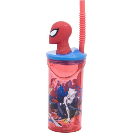 Vaso Figura 3D 360 Ml Spiderman
