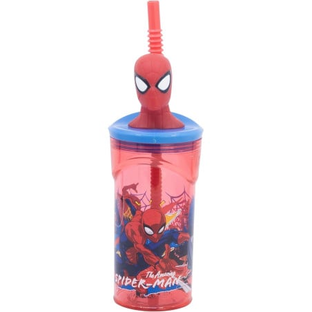 Vaso Figura 3D 360 Ml Spiderman