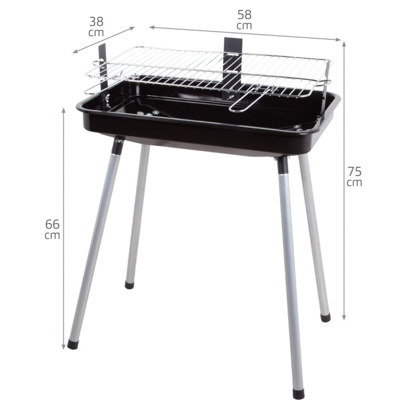 Barbacoa Grill 58x38x75CM