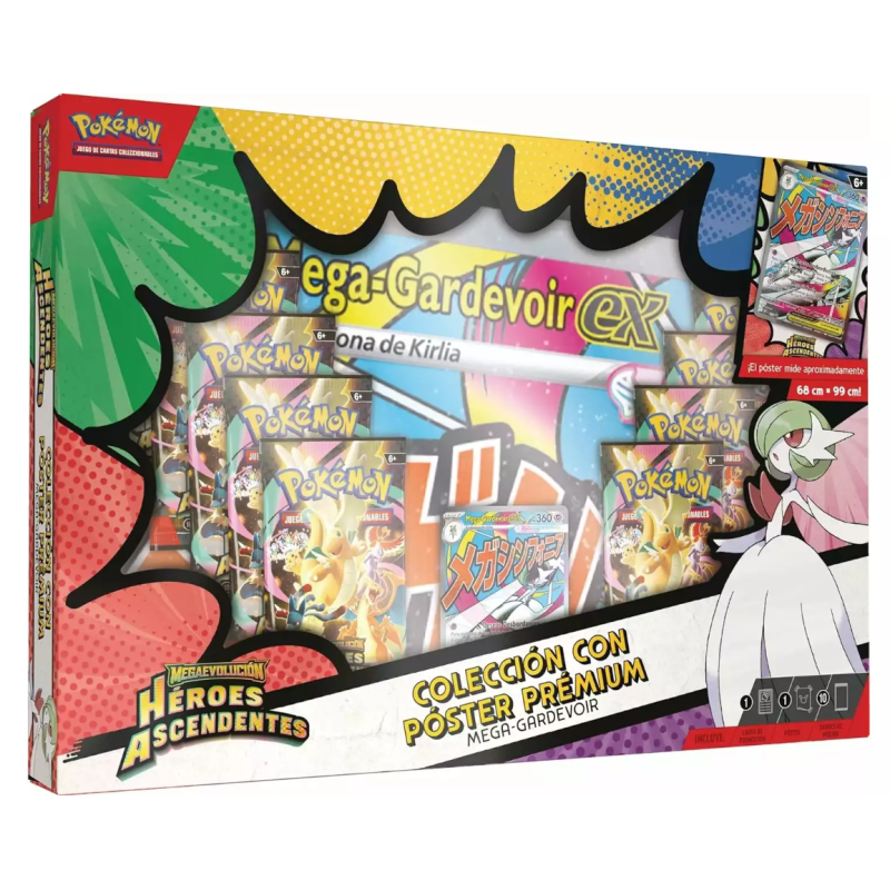 Pokemon Mega Evolución Héroes Ascendente