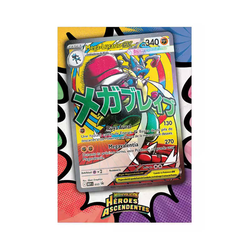 Pokémon Mega Evolución Héroes Ascendente