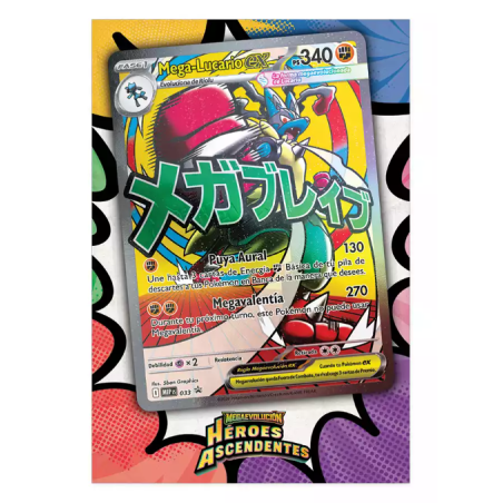 Pokémon Mega Evolución Héroes Ascendente