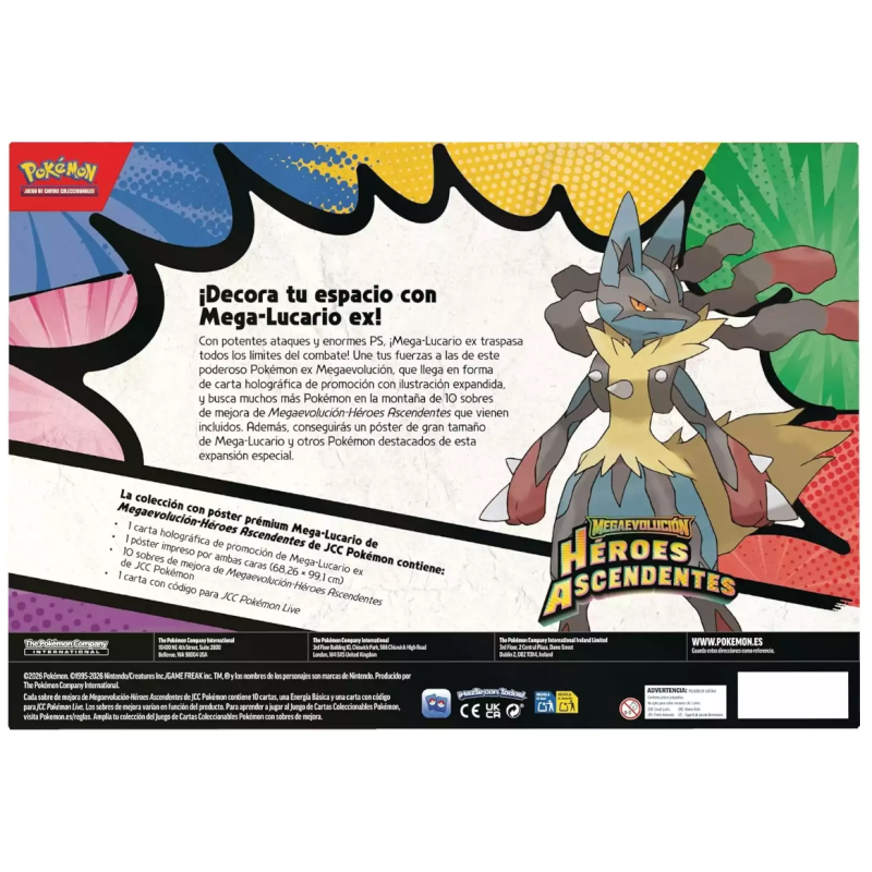 Pokémon Mega Evolución Héroes Ascendente