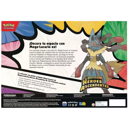 Pokémon Mega Evolución Héroes Ascendente