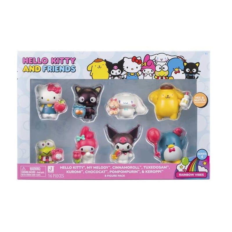 Hello Kitty And Friends Pack 8 Figuras