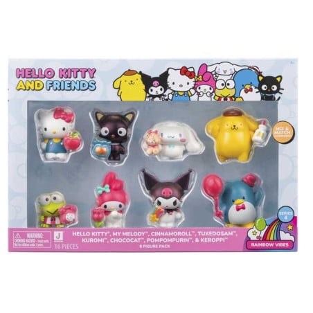 Hello Kitty And Friends Pack 8 Figuras