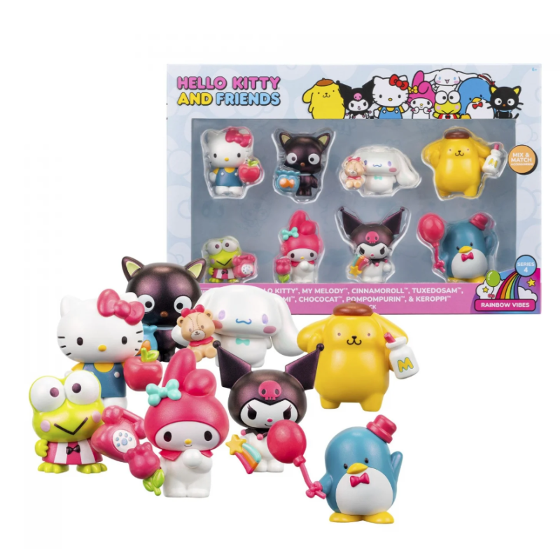 Hello Kitty And Friends Pack 8 Figuras