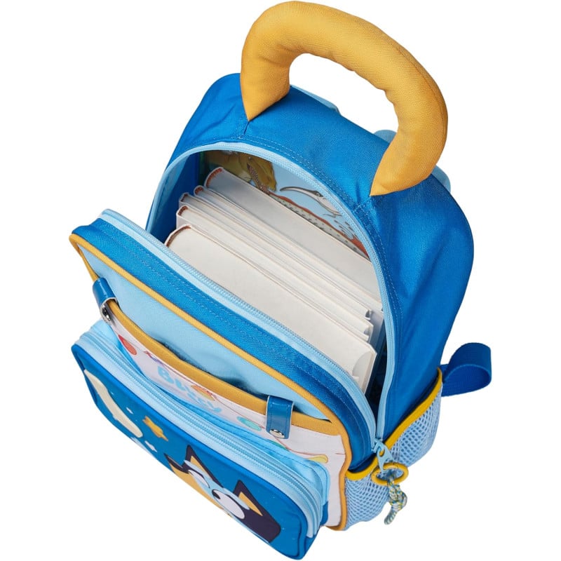 Mochila Bluey 30Cm Bolsillo Frontal
