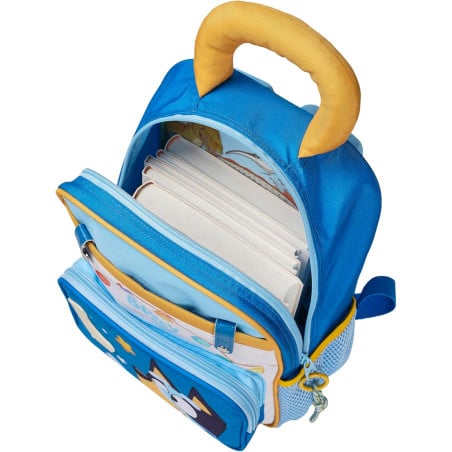 Mochila Bluey 30Cm Bolsillo Frontal