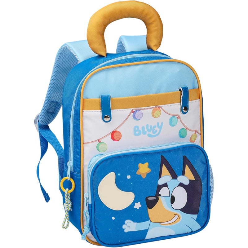 Mochila Bluey 30Cm Bolsillo Frontal