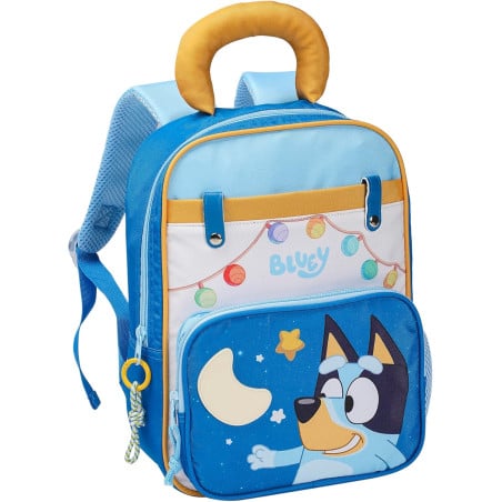 Mochila Bluey 30Cm Bolsillo Frontal