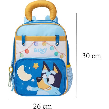Mochila Bluey 30Cm Bolsillo Frontal