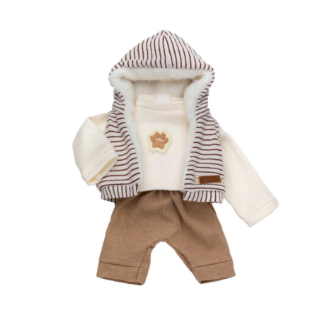 Guca Conjunto Jersey Blanco, Chaleco Y Pantalón 32 Cm