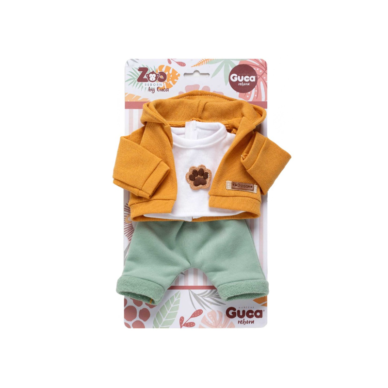 Guca Conjunto Camiseta Manga Corta Con Huella 32 Cm De Muñecas Guca