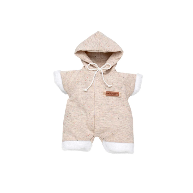 Guca Mono De Punto Con Puños Y Mangas De Pelo...