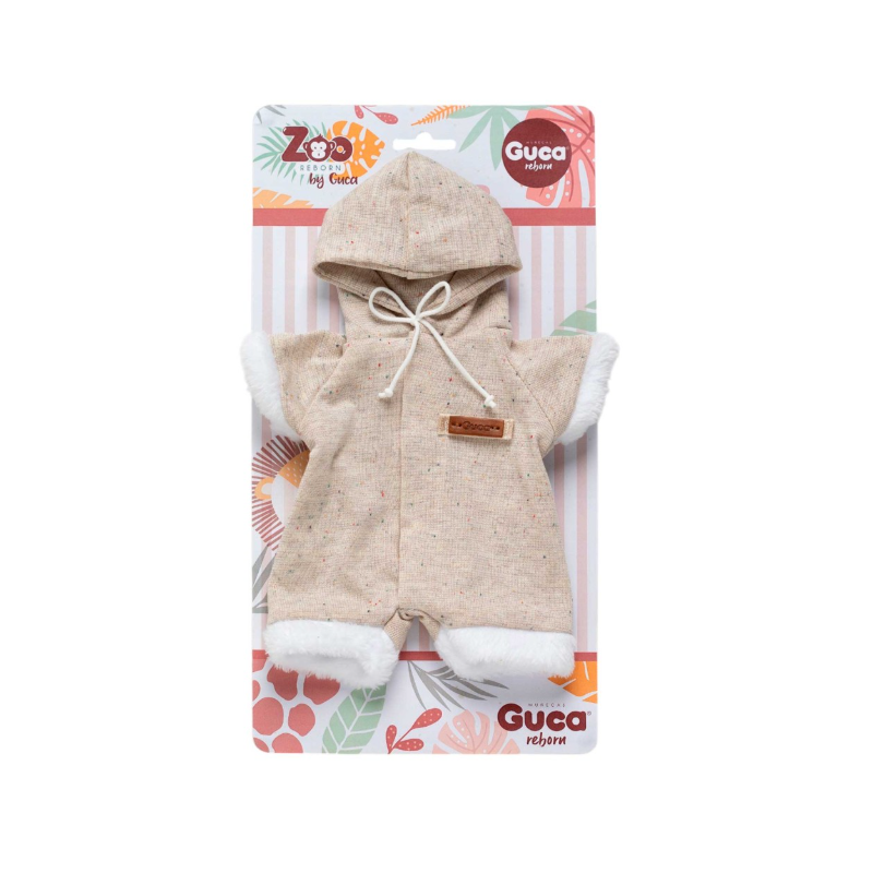 Guca Mono De Punto Con Puños Y Mangas De Pelo 32 Cm De Muñecas Guca