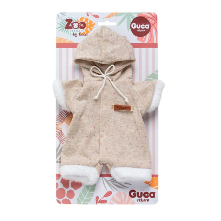 Guca Mono De Punto Con Puños Y Mangas De Pelo 32 Cm De Muñecas Guca