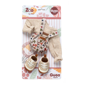 Guca Pelele De Estampado De Animalitos 32 Cm De Muñecas Guca