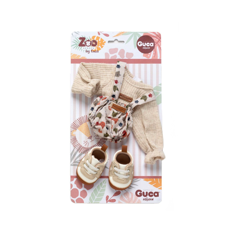 Guca Pelele De Estampado De Animalitos 32 Cm De Muñecas Guca