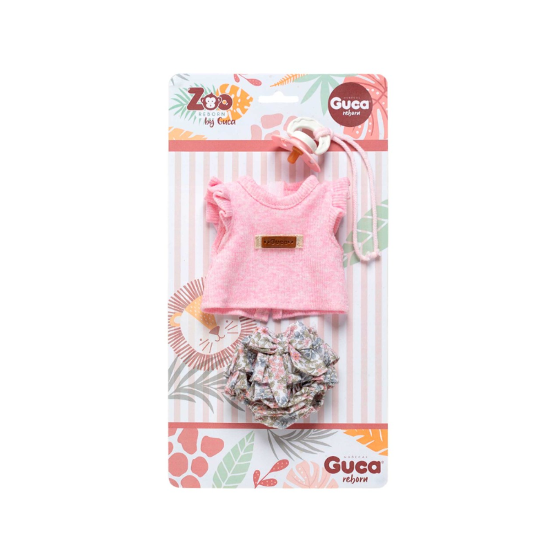 Guca Conjunto Braguitas Con Estampado De Flores 32 Cm De Muñecas Guca
