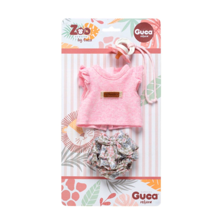 Guca Conjunto Braguitas Con Estampado De Flores 32 Cm De Muñecas Guca