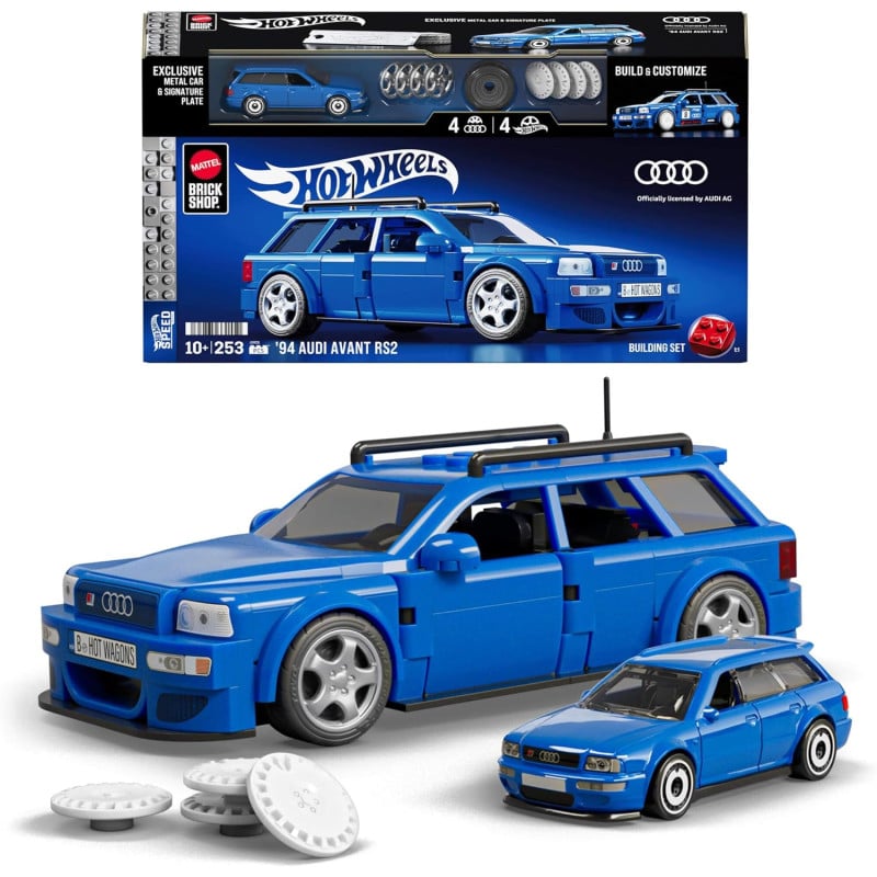 Hot Wheels Brick Shop Audi Avant RS2 1994 De Mattel