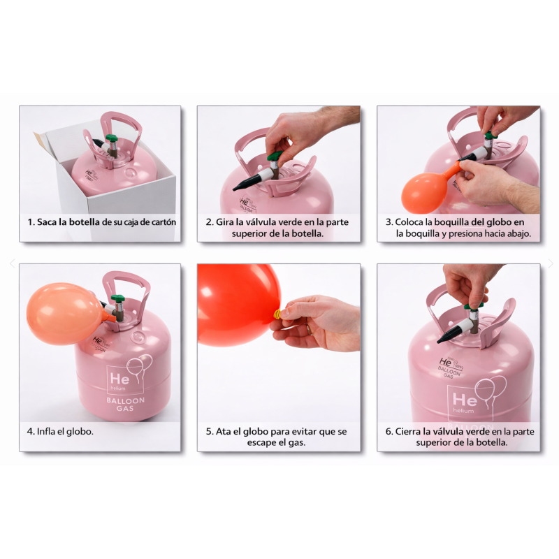 Bombona De Helio 20 Globos