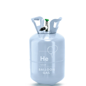 Botella Helio Azul Claro 30 Globos