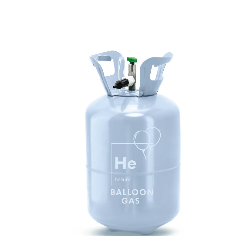 Botella Helio Azul Claro 30 Globos