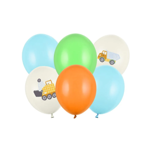 Globo Vehículos De Construcción 30Cm