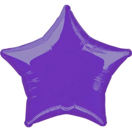 Globo Estrella Morado 51 Cm