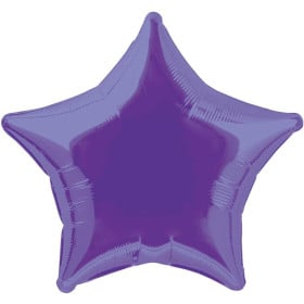 Globo Estrella Morado 51 Cm