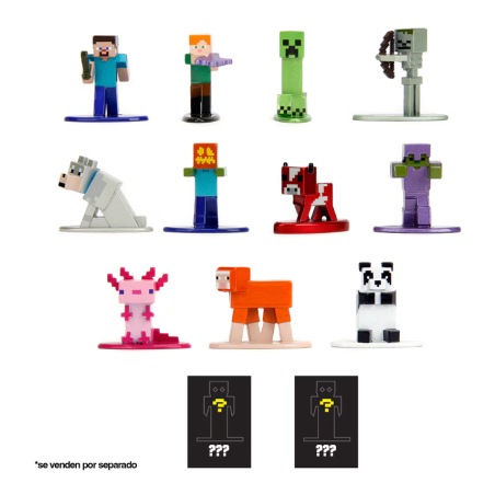 Minecraft Nano Metalics 4 cm Sobre Sorpresa