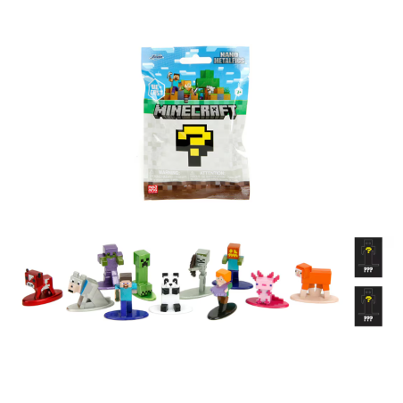 Minecraft Nano Metalics 4 cm Sobre Sorpresa
