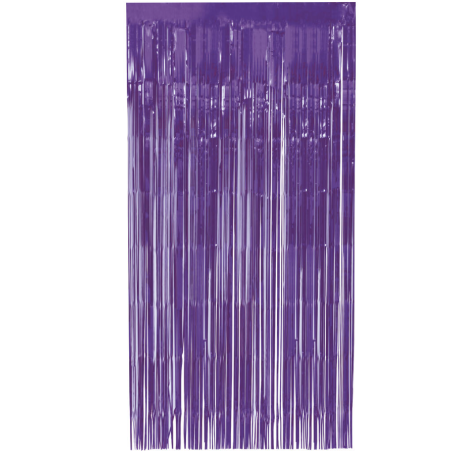 Cortina De Fiesta Morada 1x2 m