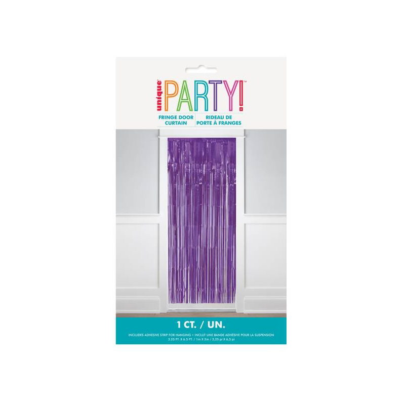 Cortina De Fiesta Morada 1x2 m