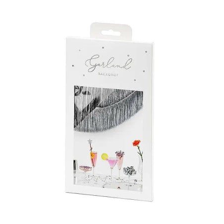 Guirnalda De Flecos Plata