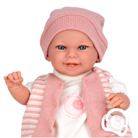 Muñecas Arias Elegance Babyto Rosa Mecanismo Risa De Muñecas Arias 2