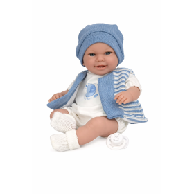 Muñecas Arias Elegance Babyto Azul Mecanismo Risa De Muñecas Arias 2