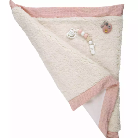 Muñecas Arias Reborn Marta Rosa Con Manta 40 Cm